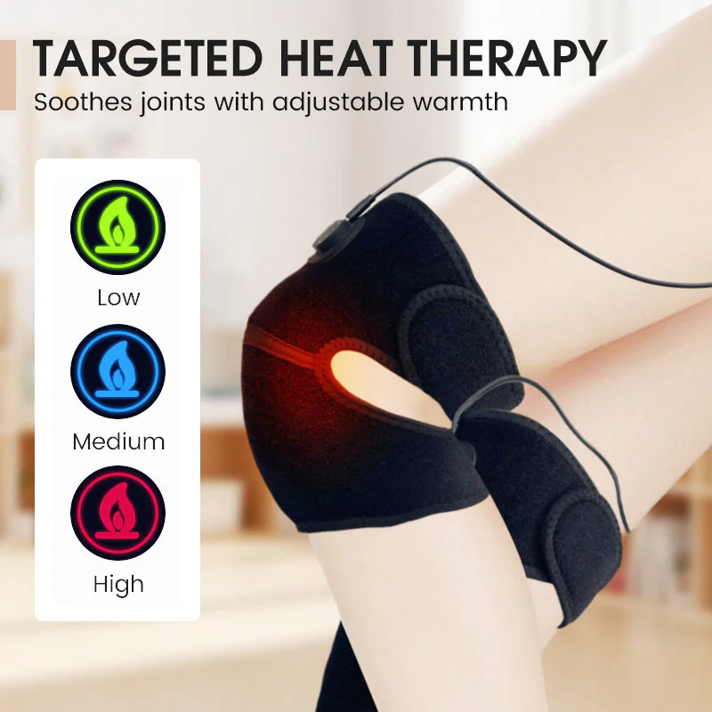 📢📢60 % de réduction !!!🎅Appareil de massage chauffant et vibrant pour genou - Image 4