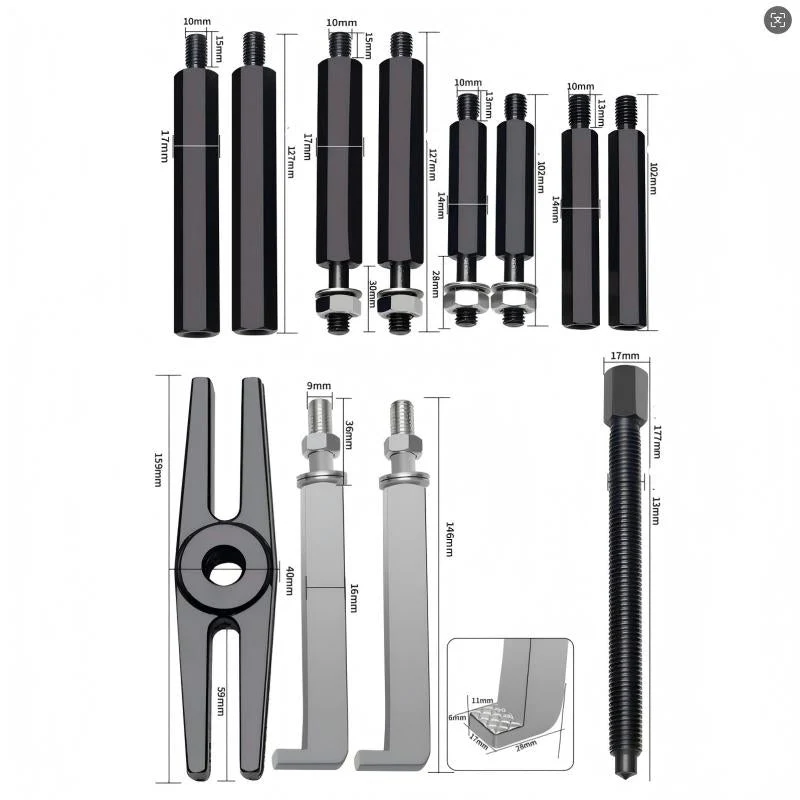 📢📢 55% DE RÉDUCTION ! ✨Kit d'extracteur de roulement robuste 5 tonnes - Image 7