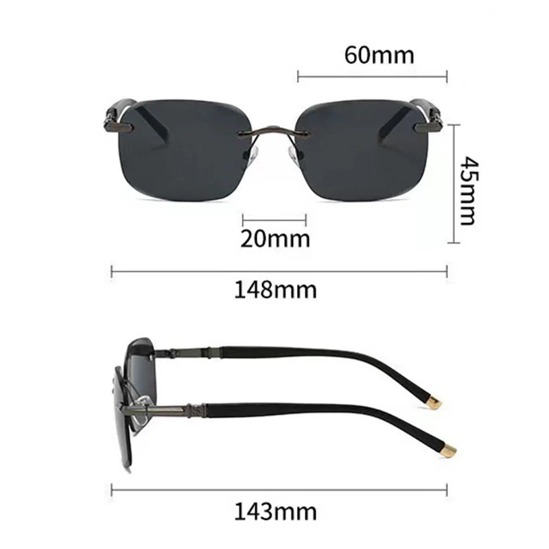 ✨✨ Lunettes de soleil HD sans cadre ✨✨ - Image 8