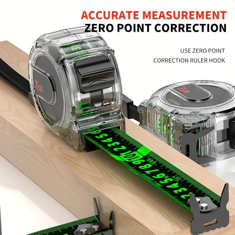 📢📢50 % de réduction !! ⏰ Ruban à Mesurer Fluorescent – Haute Précision, Lecture Facile dans l'Obscurité & Durable 🛠️ - Image 4