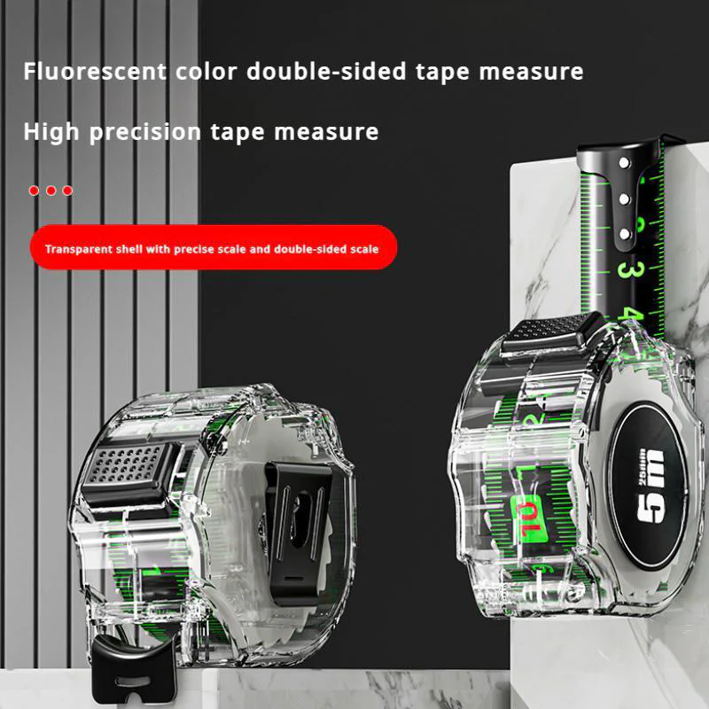 📢📢50 % de réduction !! ⏰ Ruban à Mesurer Fluorescent – Haute Précision, Lecture Facile dans l'Obscurité & Durable 🛠️ - Image 5