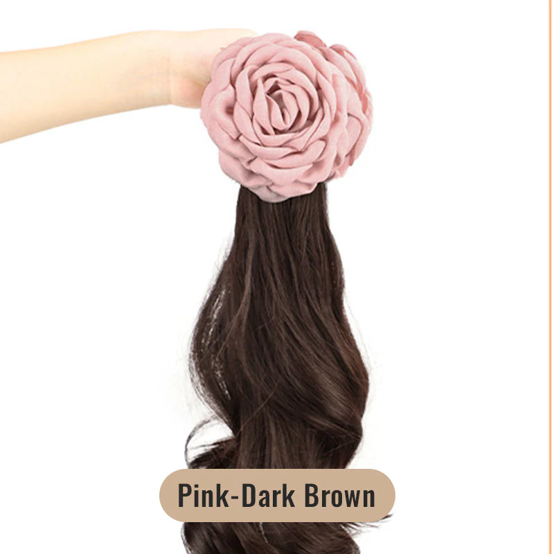 đ„Offre Ă moitiĂ© prix pour les 2 derniers jours đ„Perruque bouclĂ©e de haute qualitĂ© avec pince en cheveux roses - Image 11