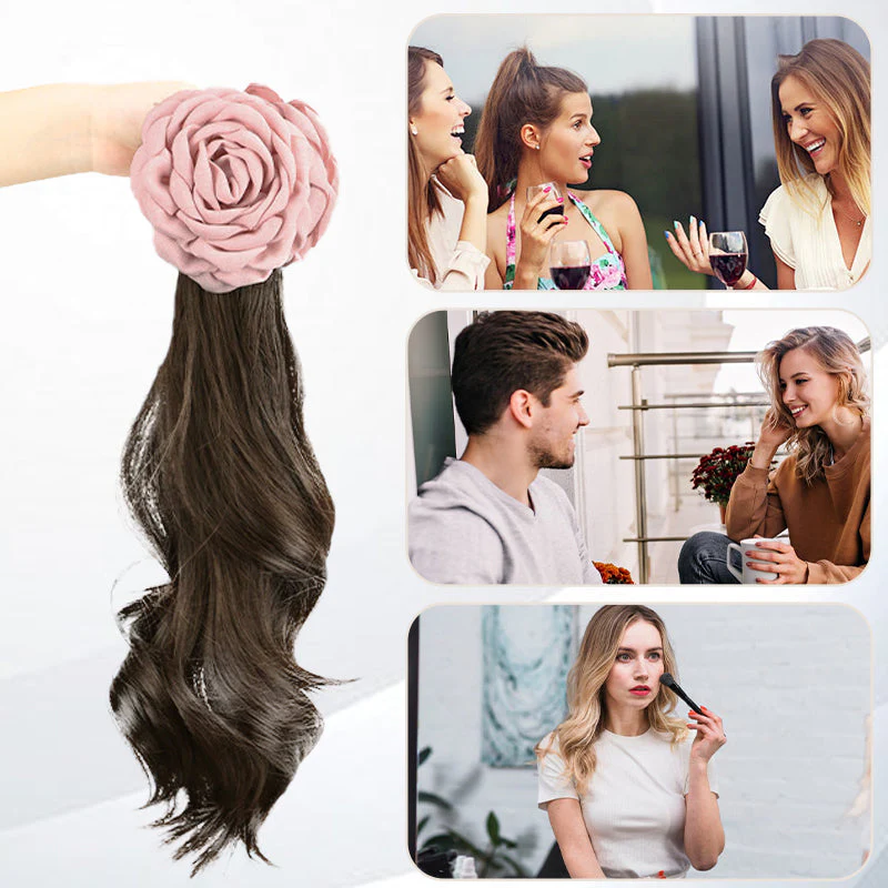 đ„Offre Ă moitiĂ© prix pour les 2 derniers jours đ„Perruque bouclĂ©e de haute qualitĂ© avec pince en cheveux roses - Image 7