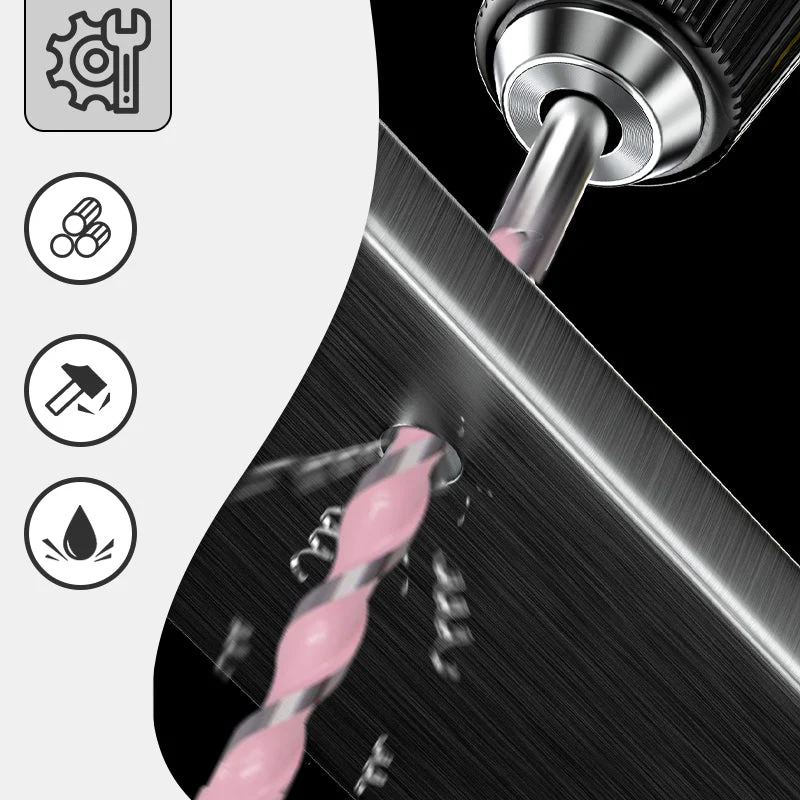 High Strength Extended Spiral Impact Hammer Drill Bits - Image 2