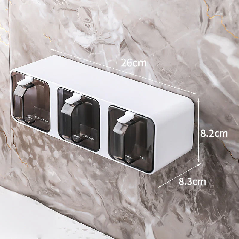 Hole-free Wall-mounted Seasoning Box - Image 10