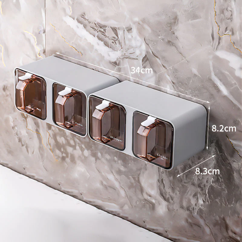 Hole-free Wall-mounted Seasoning Box - Image 14