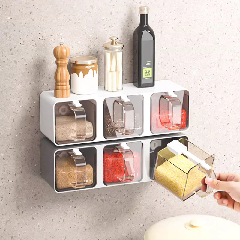 Hole-free Wall-mounted Seasoning Box - Image 2