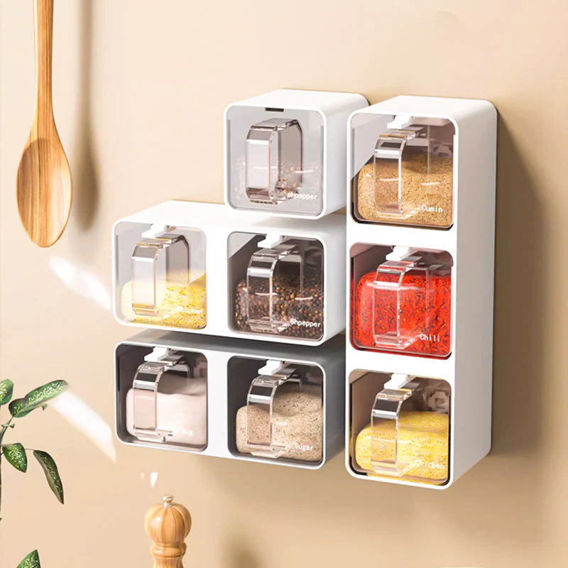 Hole-free Wall-mounted Seasoning Box - Image 4