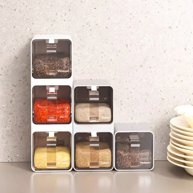 Hole-free Wall-mounted Seasoning Box - Image 7