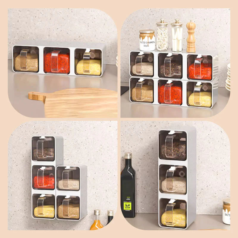 Hole-free Wall-mounted Seasoning Box - Image 8