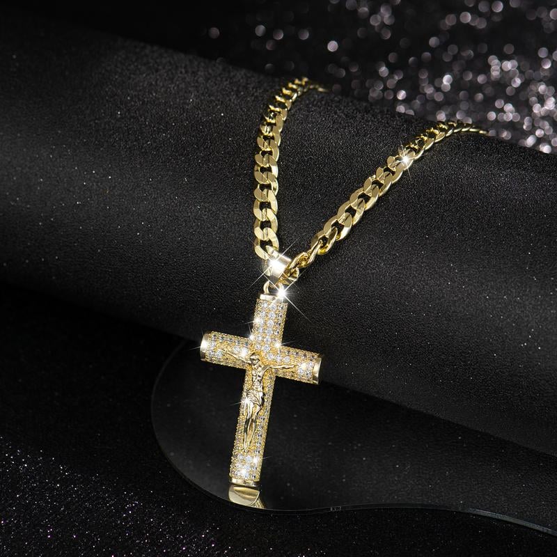 📢📢50 % de réduction !!!  💖✝️Collier pendentif crucifix Jésus - Image 4