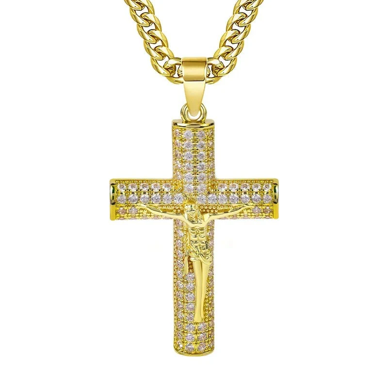 📢📢50 % de réduction !!!  💖✝️Collier pendentif crucifix Jésus - Image 8