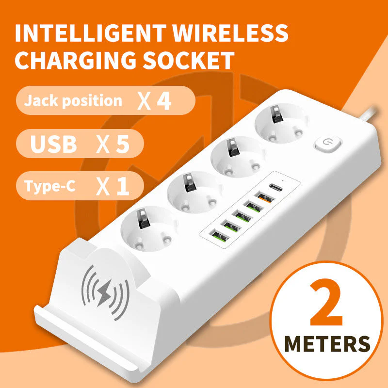 Prise de recharge USB domestique et prise de recharge sans fil - Image 13
