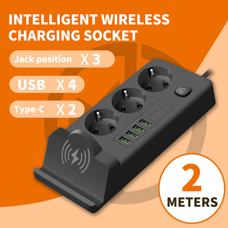 Prise de recharge USB domestique et prise de recharge sans fil - Image 17