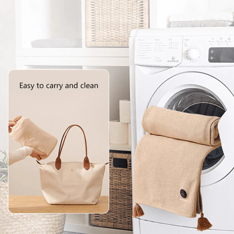 📢📢 50% DE RÉDUCTION ! ❄️Couverture chauffante électrique portable à fermeture éclair douce☀️Réchauffez tout l'hiver - Image 6