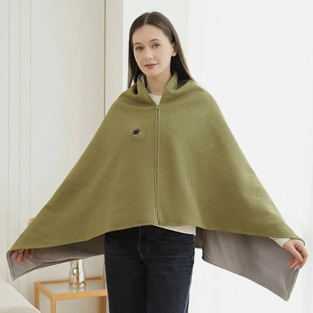 📢📢 50% DE RÉDUCTION ! ❄️Couverture chauffante électrique portable à fermeture éclair douce☀️Réchauffez tout l'hiver - Image 7