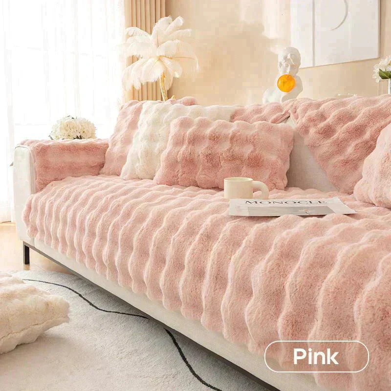 Pousbo® Housse de canapé en peluche épaisse de lapin - Image 16