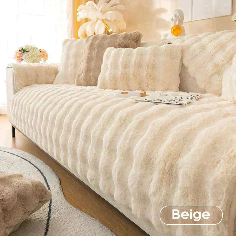 Pousbo® Housse de canapé en peluche épaisse de lapin - Image 6