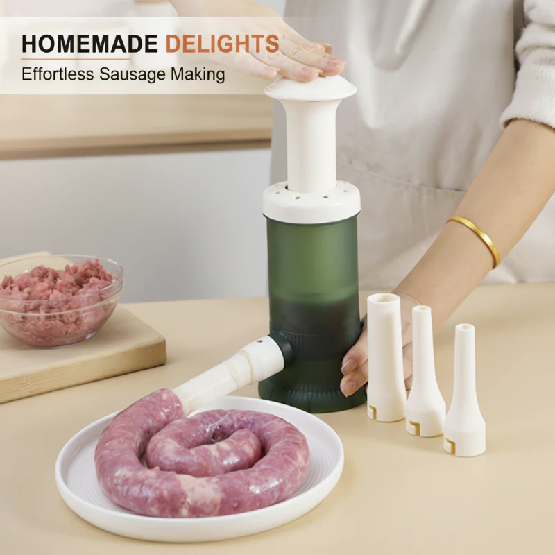 📢📢55 % de réduction !!! 🎅Machine à embosser les saucisses manuelle pour usage domestique - Image 2