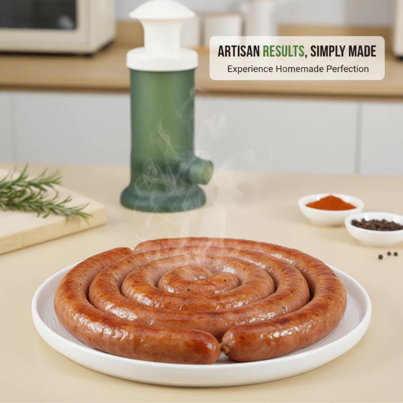 📢📢55 % de réduction !!! 🎅Machine à embosser les saucisses manuelle pour usage domestique - Image 7