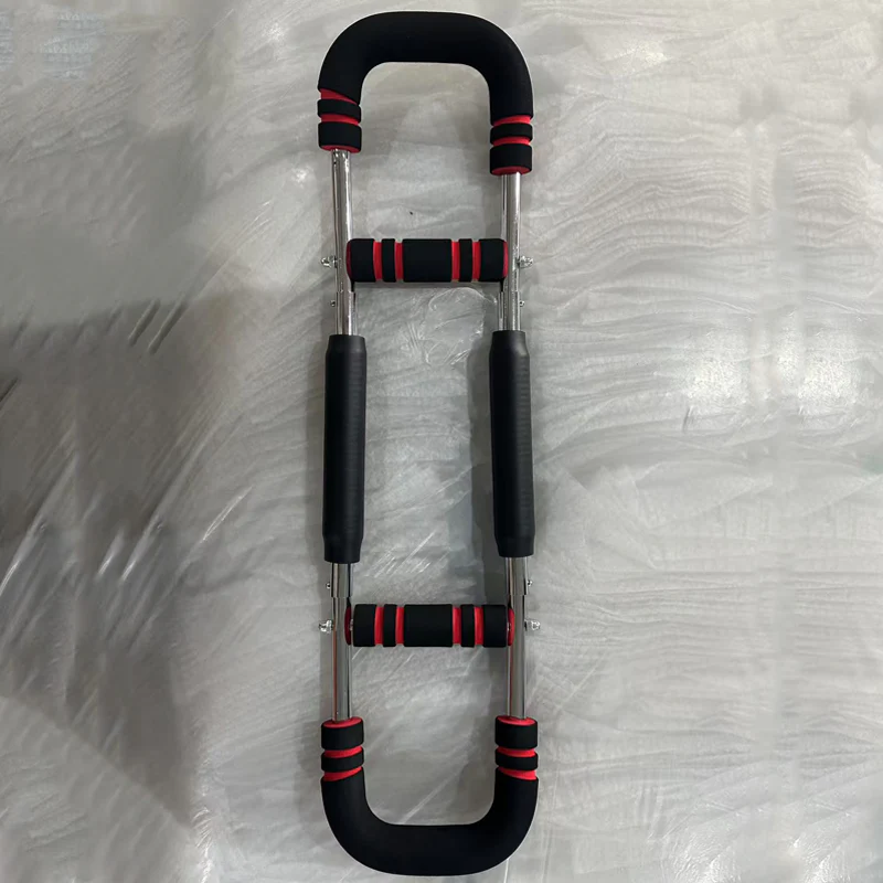 📢📢60% de réduction !! ⏰Barre lestée réglable 60–110 lb – Entraîneur de bras & pectoraux portable pour fitness à domicile ! ✨🔥 - Image 15