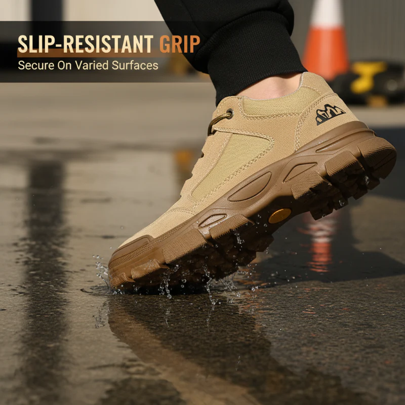 📢📢50 % de réduction !!!🎅🎄Promotion de Noël Chaussures de travail de sécurité à l'épreuve de perforation pour hommes - Image 4