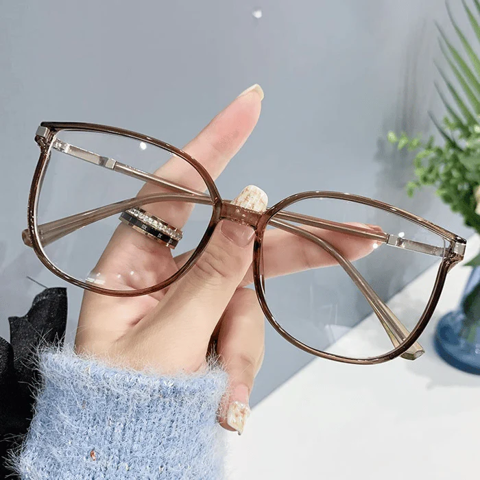 ✨Le cadeau idéal❤️ - Lunettes de mode oversize pour femmes avec protection HD contre la lumière bleue - Image 9