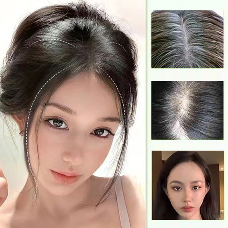 🔥2025 ventes chaudes🔥Partial Bangs Hair Piece - Image 5