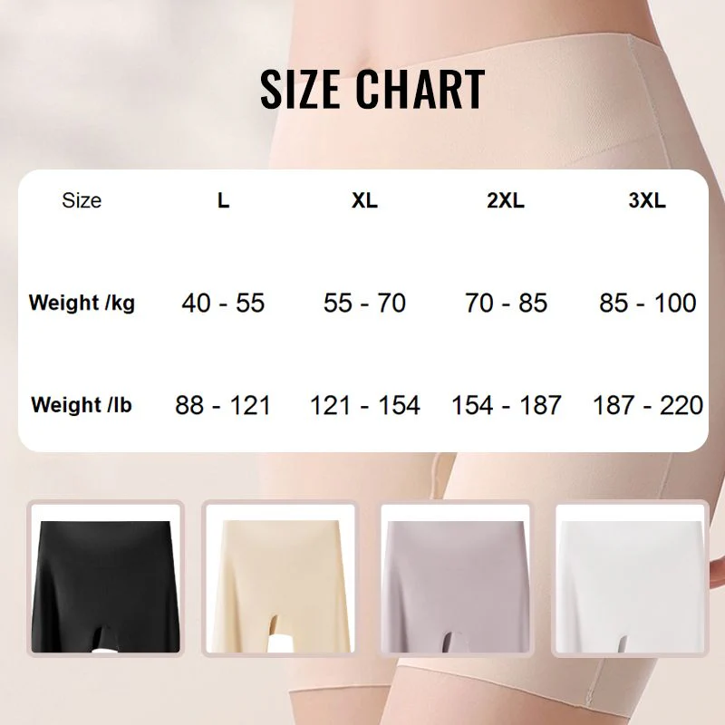 🏆Sous-vêtements féminins taille haute en soie glacée avec contrôle de l'abdomen Hip-lifting👑🌿 - Image 9