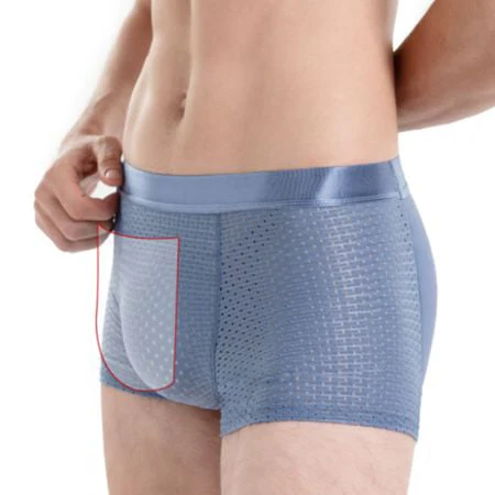 Offres hors saison🎉Sous-vêtements respirants en nylon et soie glacée pour hommes - Image 3