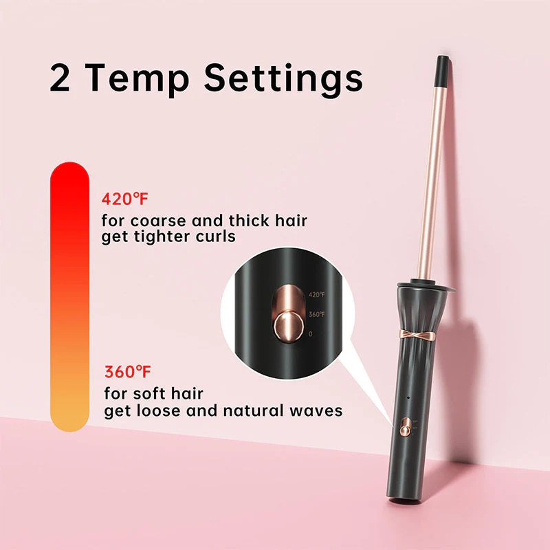 👧✨Vente chaude 57% de réduction 💖 Fer à friser ultra-fin 3/8 pouce en laine - Image 3