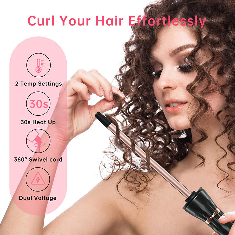 👧✨Vente chaude 57% de réduction 💖 Fer à friser ultra-fin 3/8 pouce en laine - Image 4