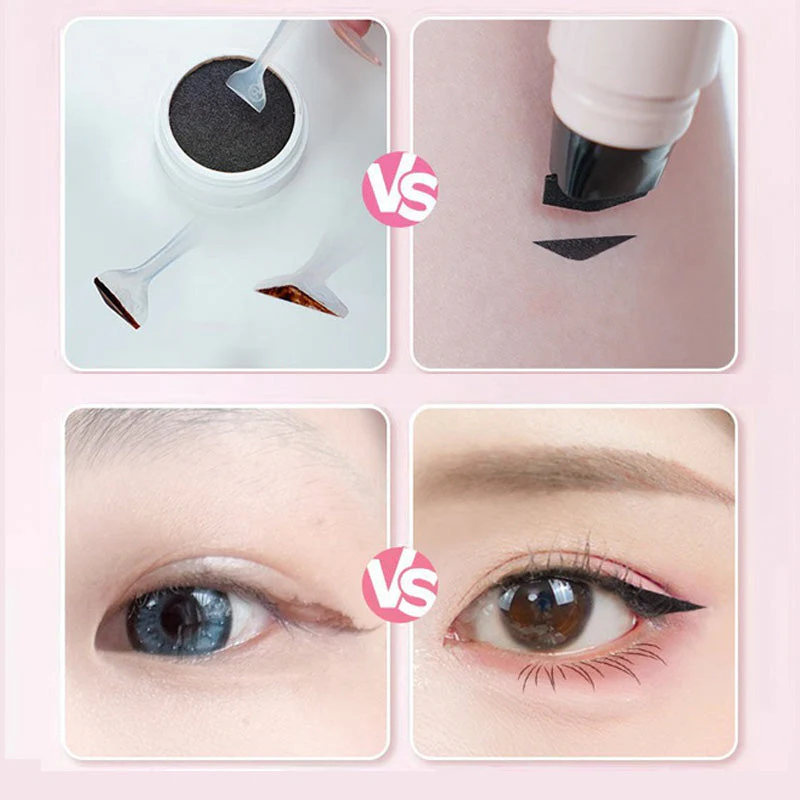 💕Achetez-en un, obtenez-en un gratuit ! 🎁Stylo tampon eye-liner rotatif intégré - Image 4