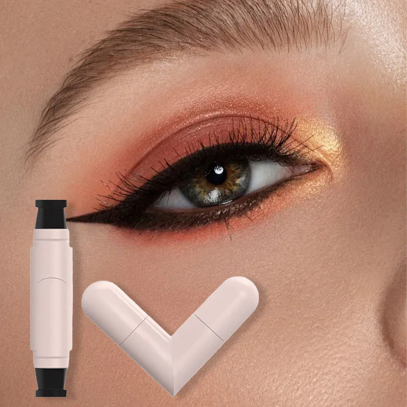 💕Achetez-en un, obtenez-en un gratuit ! 🎁Stylo tampon eye-liner rotatif intégré - Image 7