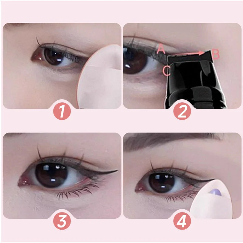 💕Achetez-en un, obtenez-en un gratuit ! 🎁Stylo tampon eye-liner rotatif intégré - Image 8