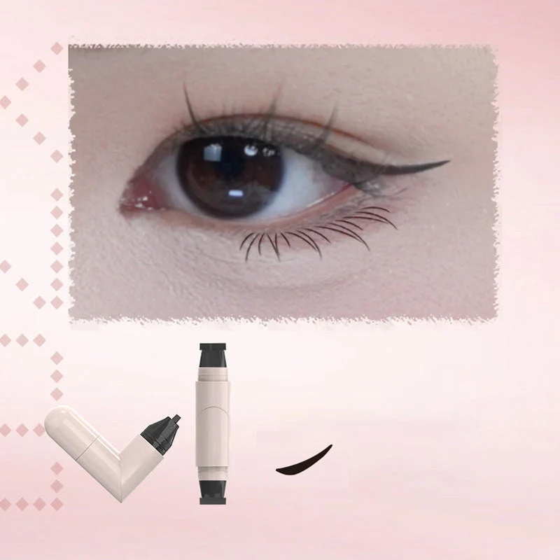 💕Achetez-en un, obtenez-en un gratuit ! 🎁Stylo tampon eye-liner rotatif intégré - Image 9