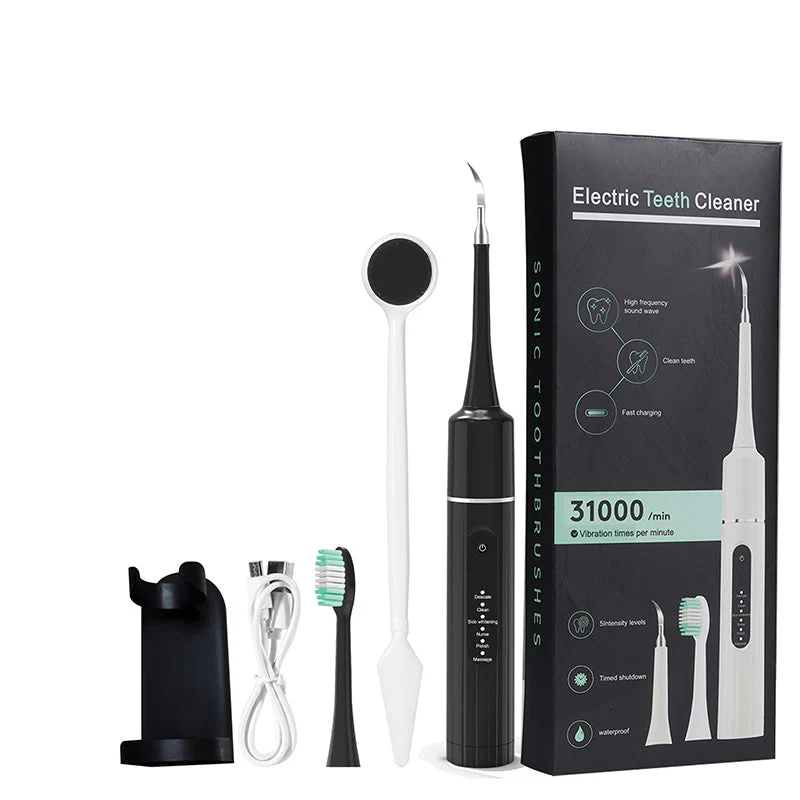 📢📢70 % de réduction !!!✨ Nettoyeur Dentaire Ultrasonique 5 en 1 - 3 Vitesses Réglables pour un Nettoyage Profond et Doux ✨📦 - Image 10