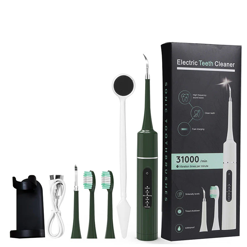 📢📢70 % de réduction !!!✨ Nettoyeur Dentaire Ultrasonique 5 en 1 - 3 Vitesses Réglables pour un Nettoyage Profond et Doux ✨📦 - Image 16