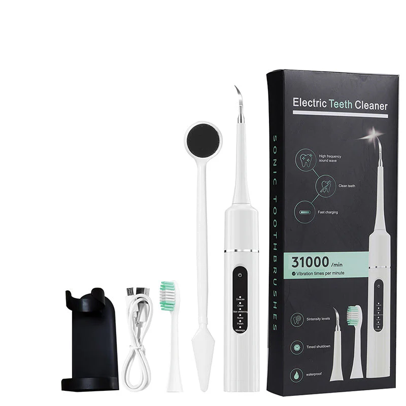 📢📢70 % de réduction !!!✨ Nettoyeur Dentaire Ultrasonique 5 en 1 - 3 Vitesses Réglables pour un Nettoyage Profond et Doux ✨📦 - Image 9