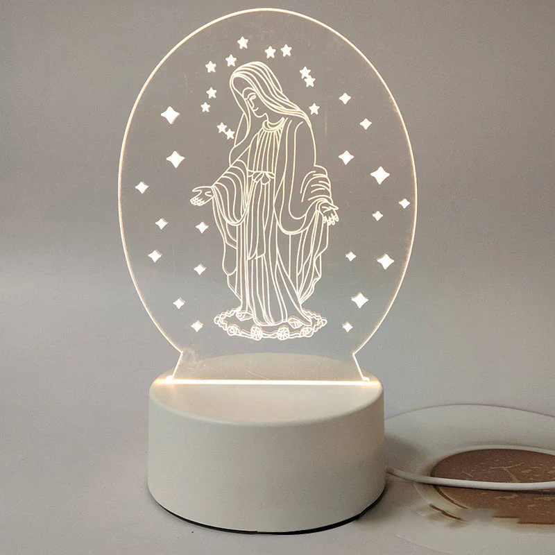 📢📢60 % de réduction !!! ✝️Lampe de prière vierge - Image 11