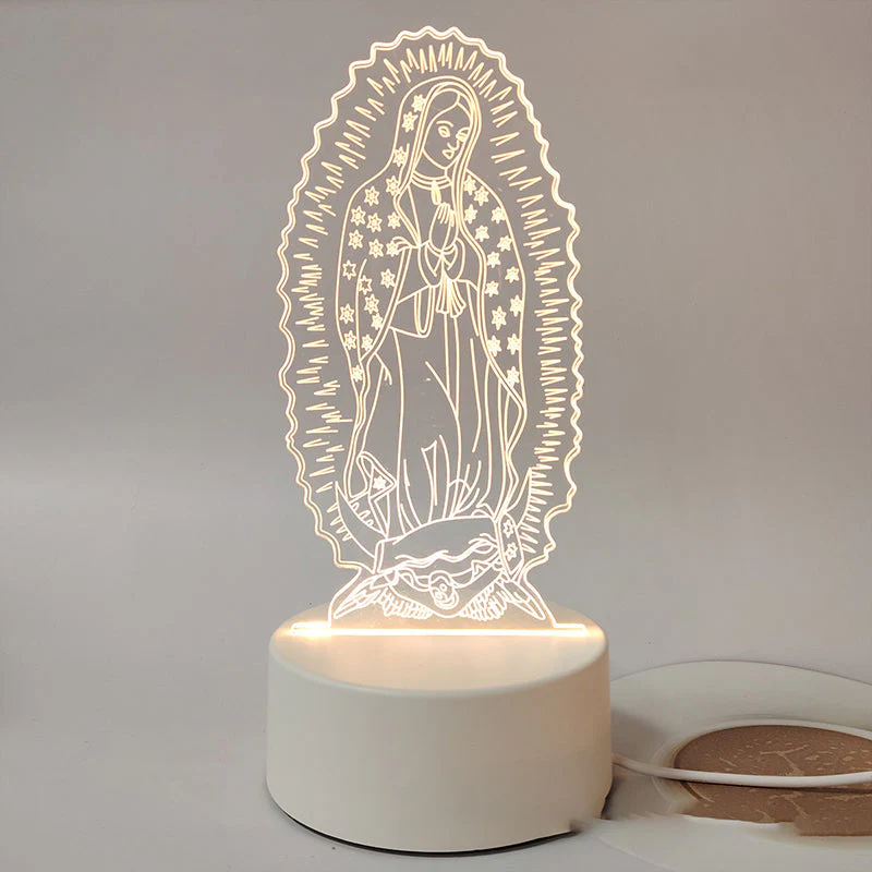 📢📢60 % de réduction !!! ✝️Lampe de prière vierge - Image 13