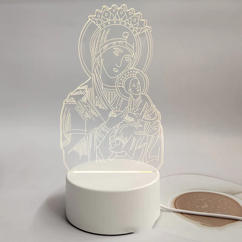📢📢60 % de réduction !!! ✝️Lampe de prière vierge - Image 17