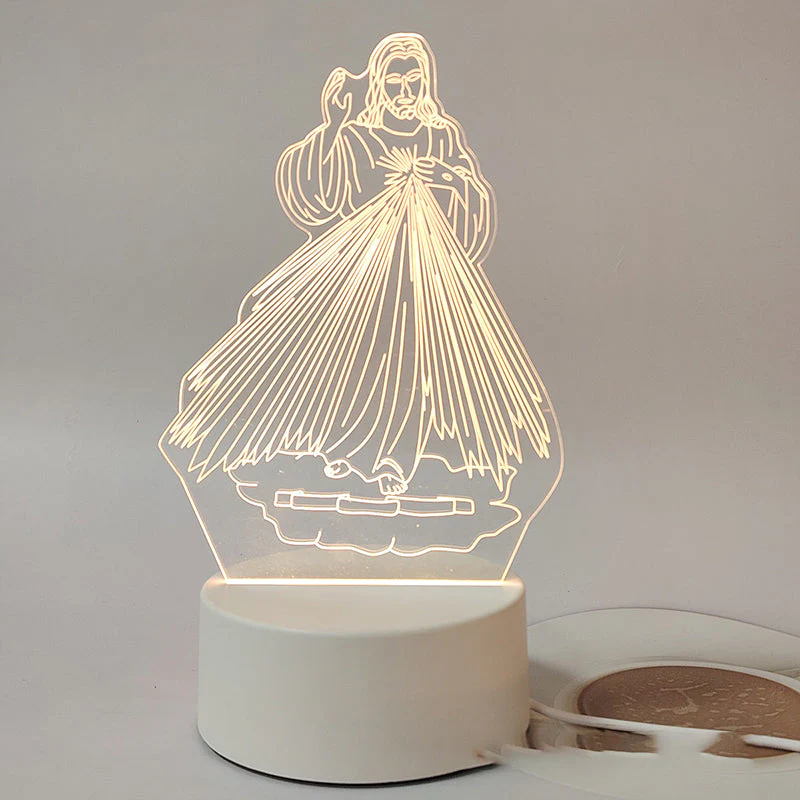 📢📢60 % de réduction !!! ✝️Lampe de prière vierge - Image 18