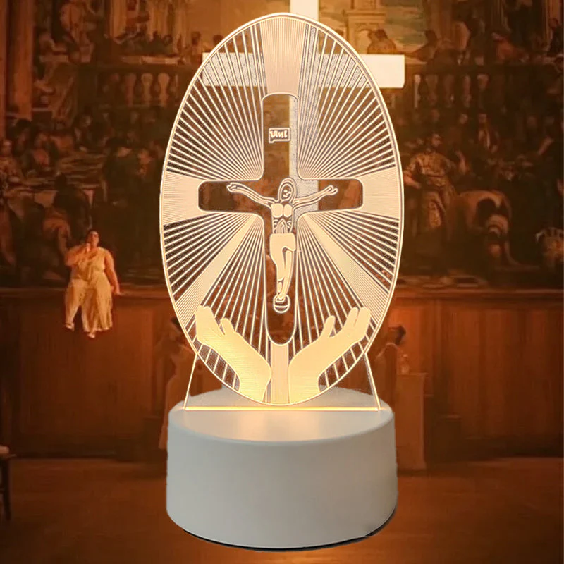 📢📢60 % de réduction !!! ✝️Lampe de prière vierge - Image 3