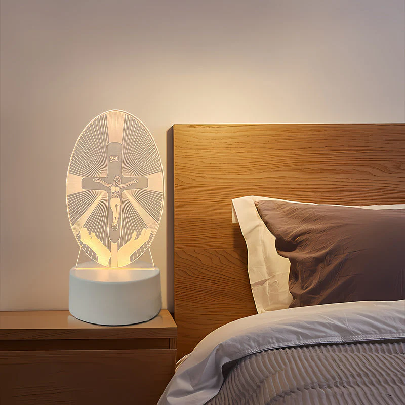 📢📢60 % de réduction !!! ✝️Lampe de prière vierge - Image 4