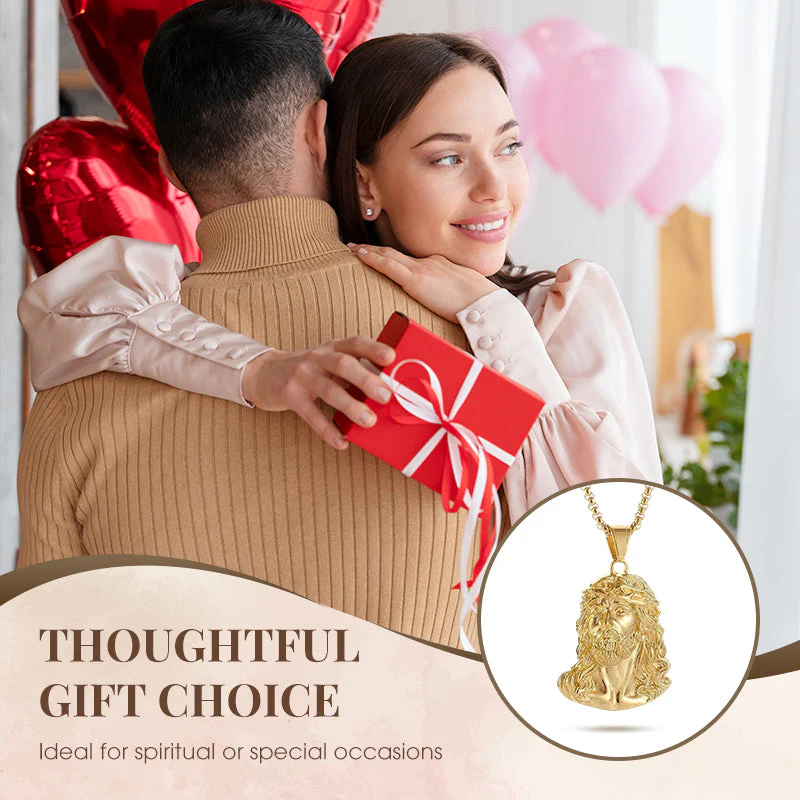 📢📢50% DE RÉDUCTION ! ✨Collier pendentif tête de Jésus - Image 6