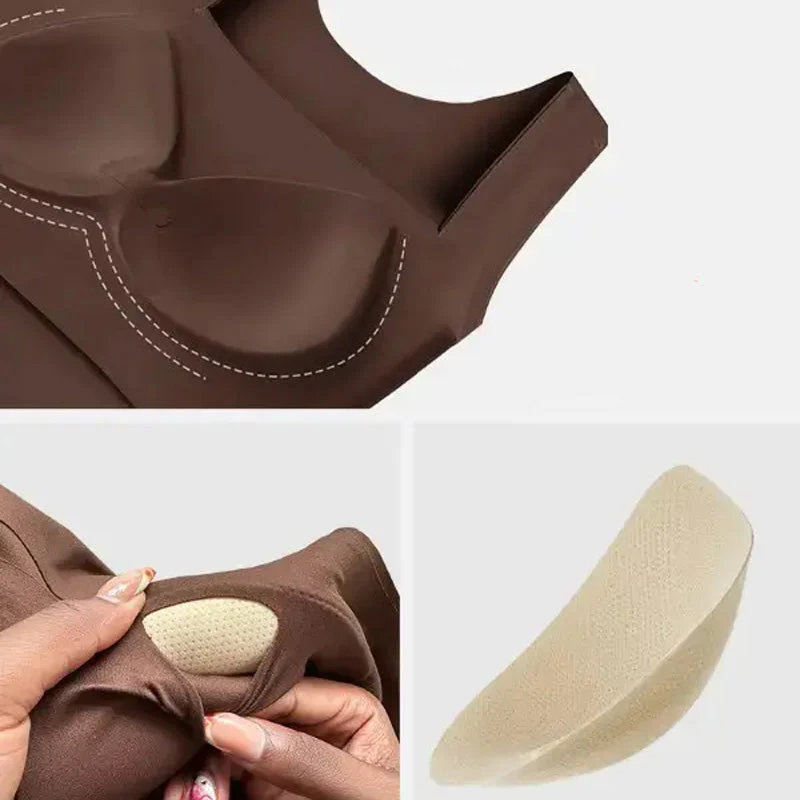 📢📢60 % de réduction !! ⏰ Débardeur thermique à col rond avec soutien-gorge intégré pour femmes - Image 10