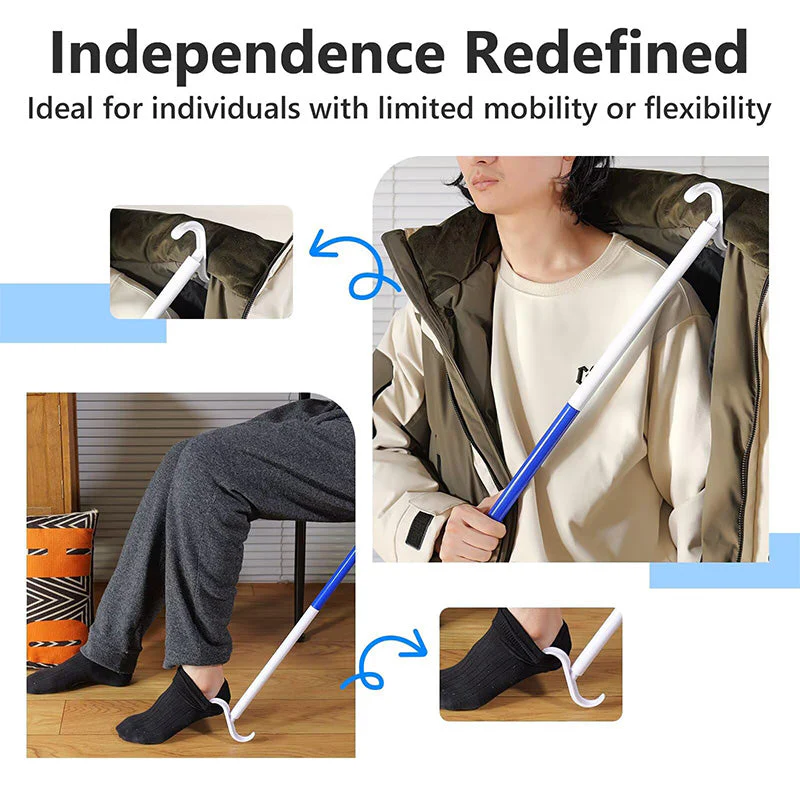 📢Durée limitée 63% de réduction✨Chausse-pied long réglable avec tire✨ - Image 6