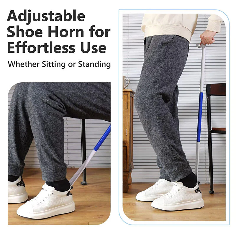 📢Durée limitée 63% de réduction✨Chausse-pied long réglable avec tire✨ - Image 8