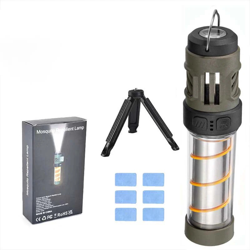 Répulsif anti-moust💥🏆✨iques et lampe de camping multifonctionnels, rechargeables et portables en un seul appareil ! - Image 12
